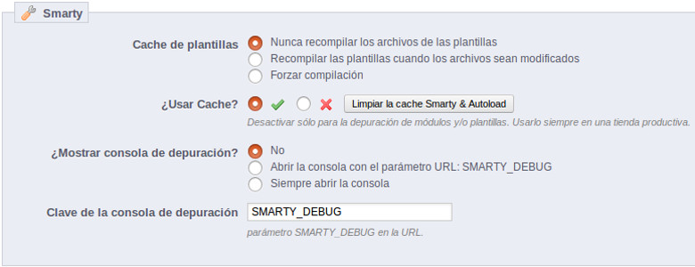 velocidad de carga, prestashop