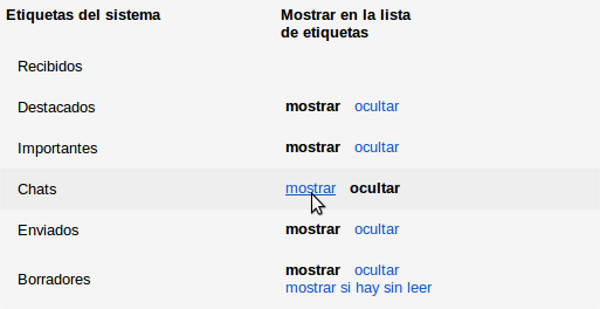tutorial, historial chat gmail