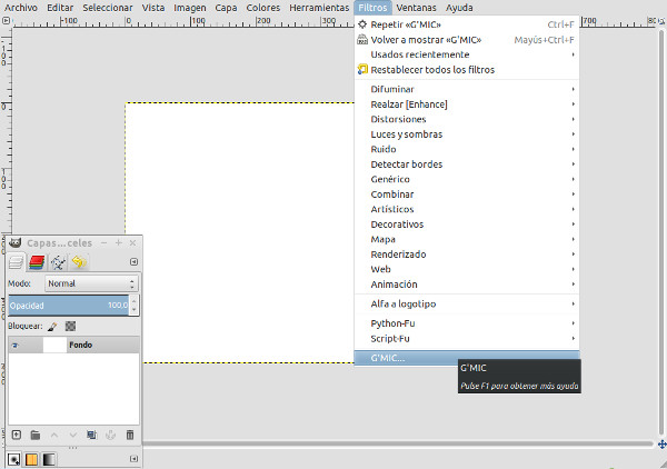 integrar gmic a gimp