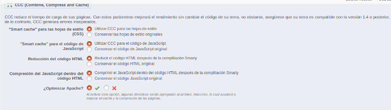 velocidad de carga, prestashop