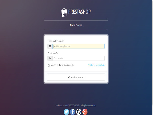 tiempo de vida de la sesion en Prestashop