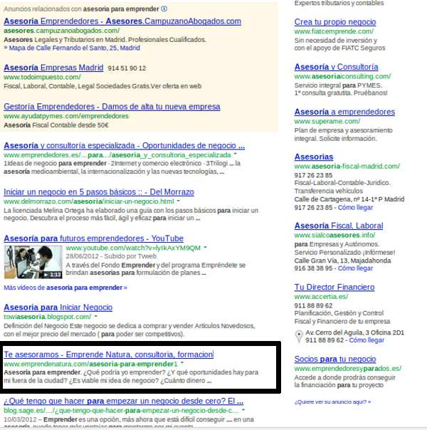 seo, asesoria para emprender