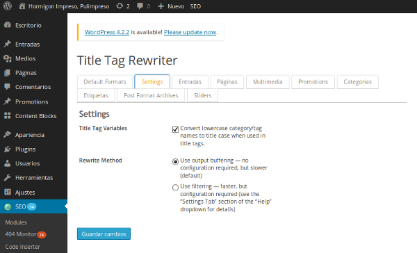 title tag rewriter