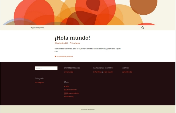plantilla wordpress,Twenty Thirteen